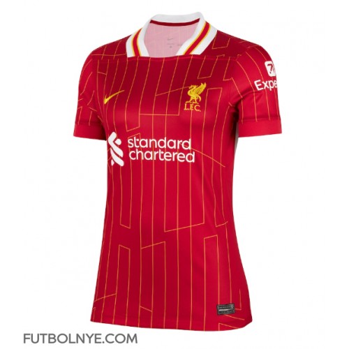 Camiseta Liverpool Primera Equipación para mujer 2024-25 manga corta